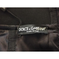 Dolce & Gabbana Short Leer in Zilverachtig