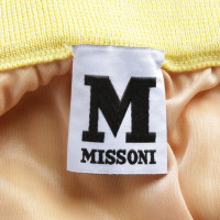 M Missoni Jupe en tricot jaune