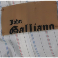 John Galliano Jas/Mantel Katoen in Blauw