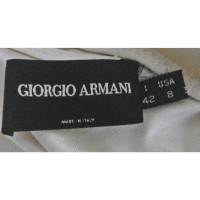 Giorgio Armani Oberteil aus Baumwolle in Creme