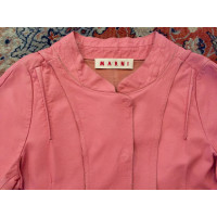 Marni Giacca/Cappotto in Pelle in Rosa