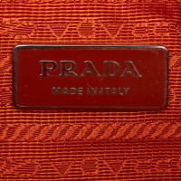 Prada Handtasche aus Leder in Orange