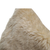 Jil Sander sciarpa di pelliccia in beige
