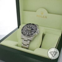 Rolex Armbanduhr aus Stahl in Schwarz