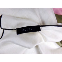 Gucci Sciarpa in Seta in Crema