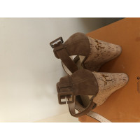 Giuseppe Zanotti Wedges Suede in Brown