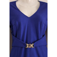Versace Kleid aus Viskose in Blau
