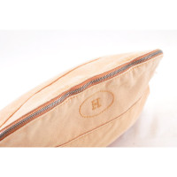 Hermès Handtasche aus Baumwolle in Orange