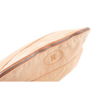 Hermès Handtasche aus Baumwolle in Orange