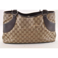 Gucci Tote bag Canvas in Brown