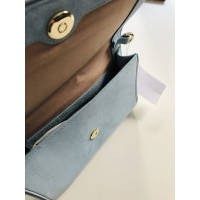 Hugo Boss Clutch aus Leder in Blau