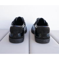 Gucci Sneakers Lakleer in Zwart