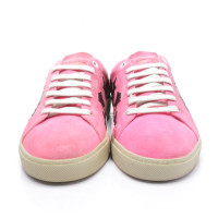 Saint Laurent Sneakers aus Leder in Rosa / Pink