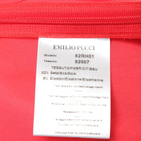 Emilio Pucci Robe en soie rouge corail