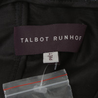 Talbot Runhof Robe en bleu / noir