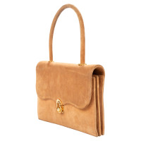 Hermès Handbag Suede in Gold