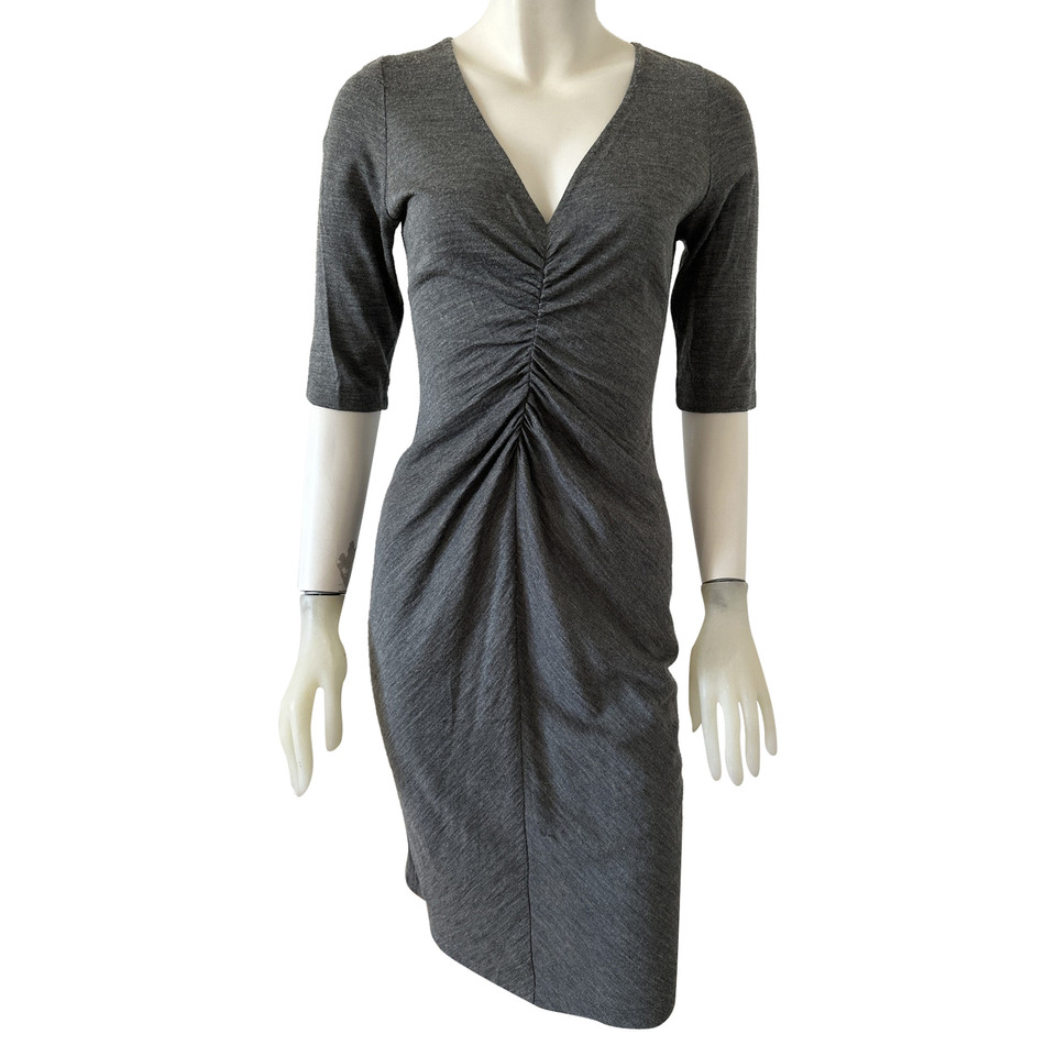 Halston Heritage Dress Wool in Grey