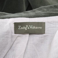 Zadig & Voltaire Giacca di velluto verde scuro