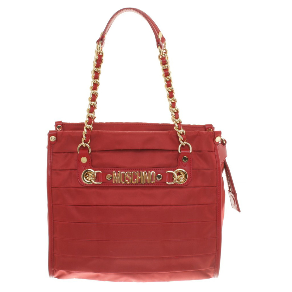 Moschino Handtas in Red