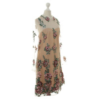 Marchesa Kleid mit Blumenstickerei