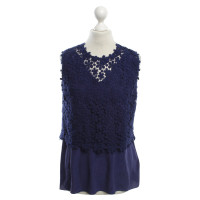 Elie Tahari Spitzentop in Blau