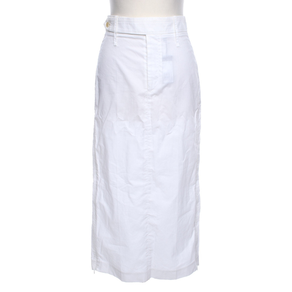 Joseph Skirt Cotton in White
