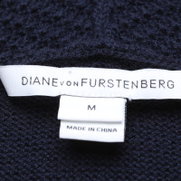 Diane Von Furstenberg Vest in donkerblauw
