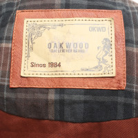 Oakwood Leder-Jacke in Braun