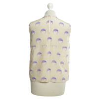 Louis Vuitton  Zijden blouse met patronen