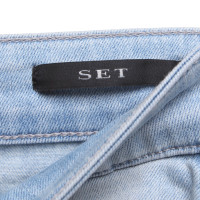 Set Jeans Jeans fabric in Blue