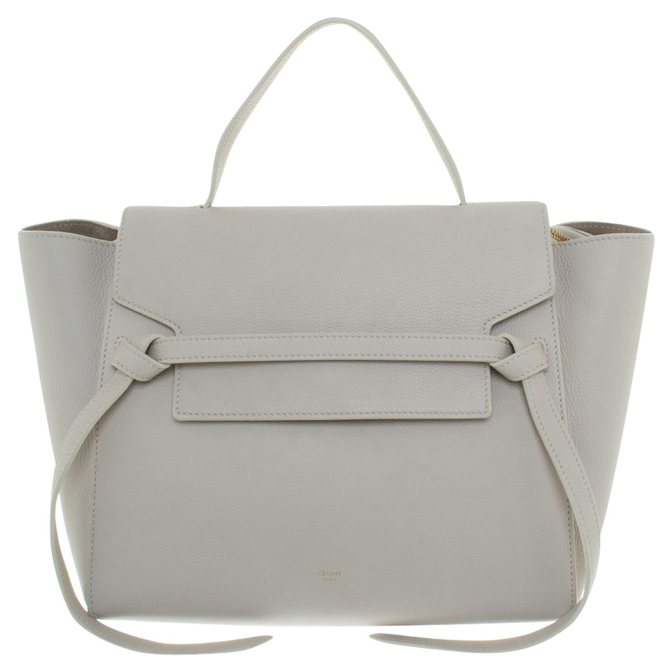 Céline Belt Bag Mini in Pelle in Crema