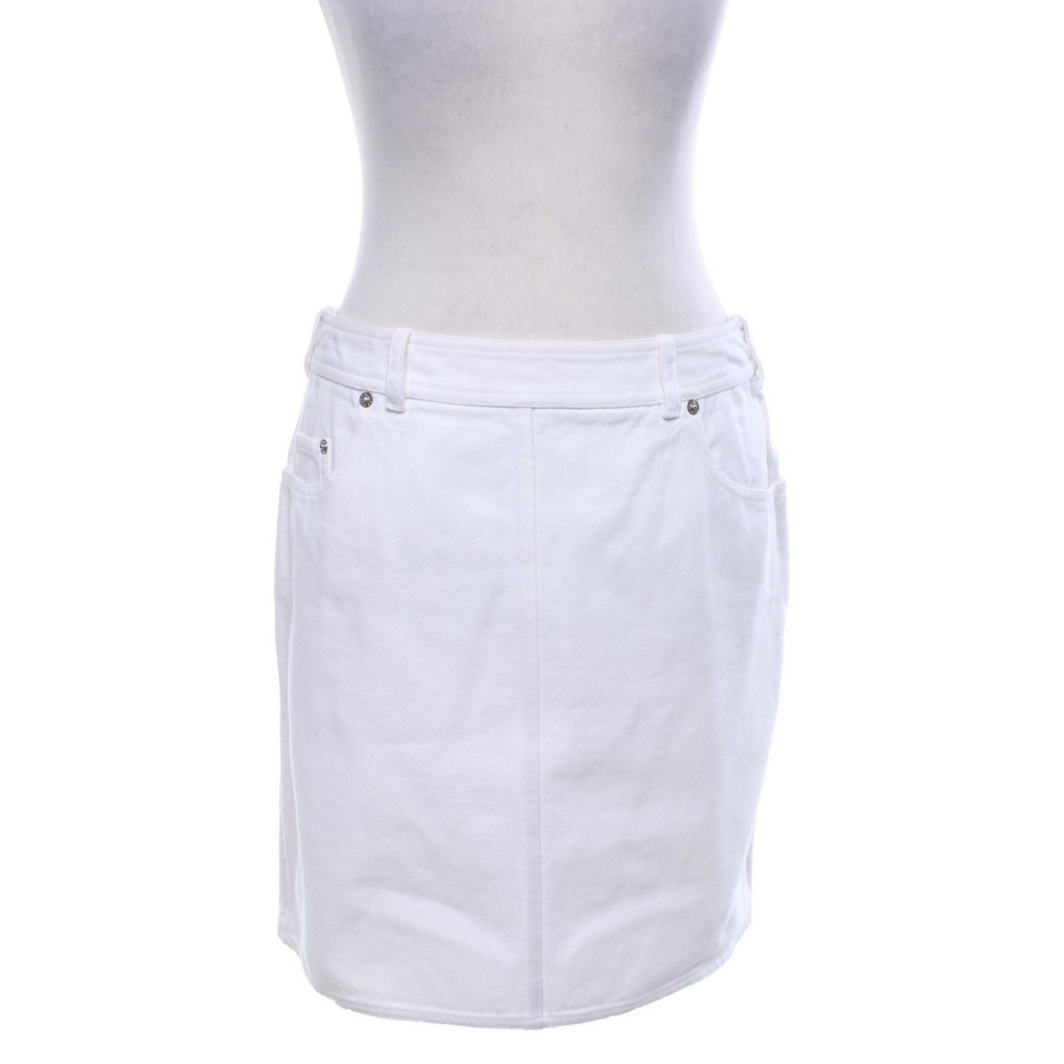 Chanel Denim rok in het wit