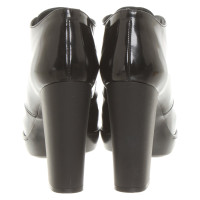 Hogan Ankle boots Patent leather in Black