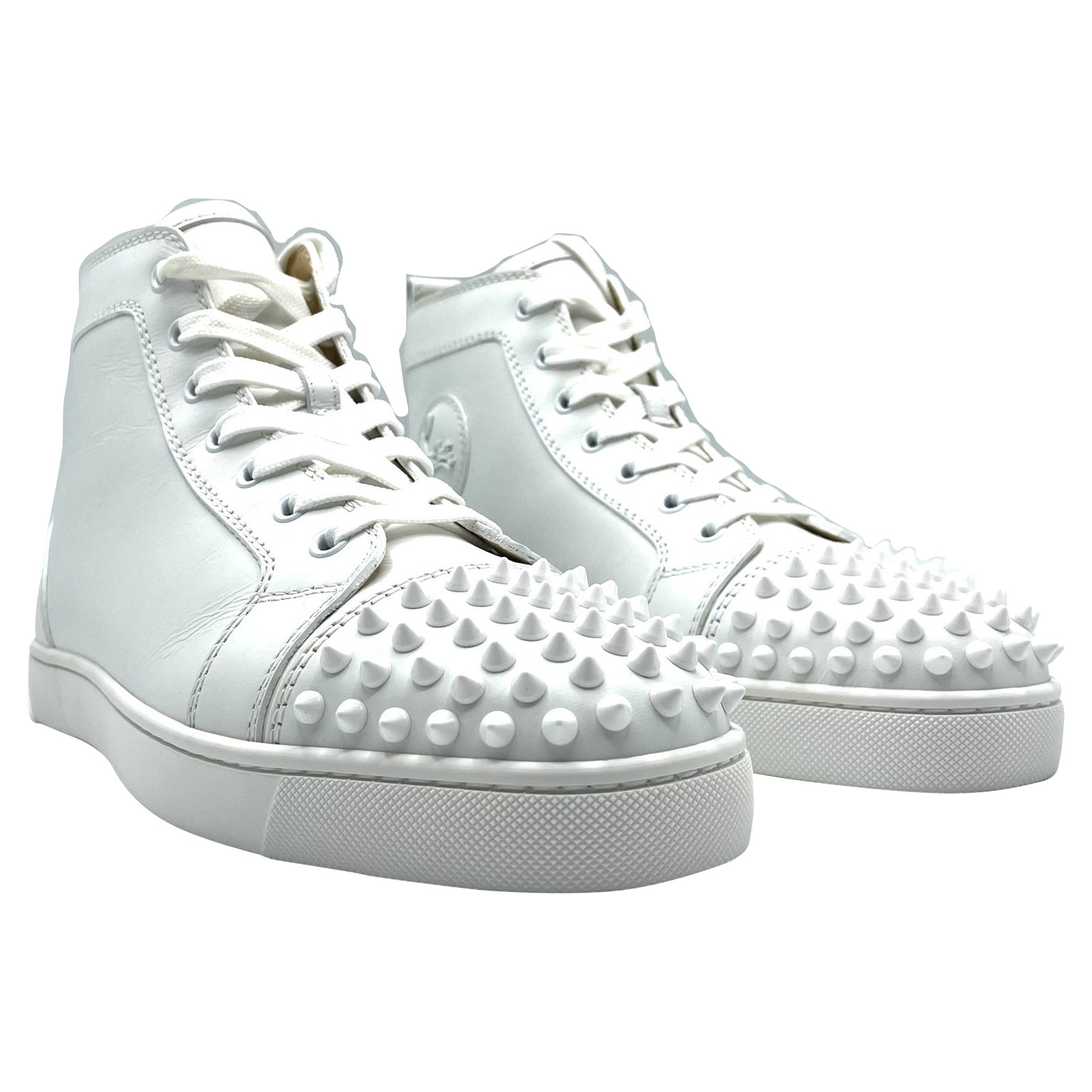Christian Trainers in White - Second Hand Christian Louboutin Trainers Leather White buy used for 790€ (5612781)