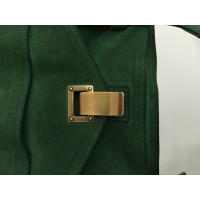 Proenza Schouler Handtasche aus Wildleder in Grün