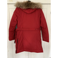 Blauer Jacke/Mantel in Rot
