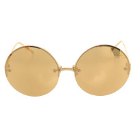 Linda Farrow Sonnenbrille in Gold