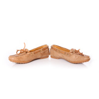 Fred De La Bretoniere Slippers/Ballerinas Leather in Brown
