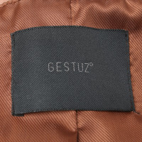 Gestuz Leather jacket in brown