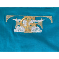 Ferre Blazer Cotton in Turquoise