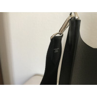 Hermès Umhängetasche aus Leder in Schwarz