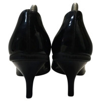 Prada Pumps/Peeptoes Leer in Zwart