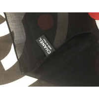 Chanel Schal/Tuch aus Baumwolle in Schwarz