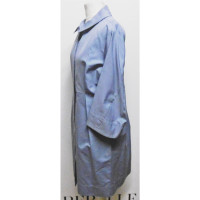 Jil Sander Kleid aus Baumwolle in Blau