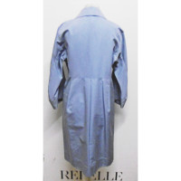 Jil Sander Kleid aus Baumwolle in Blau