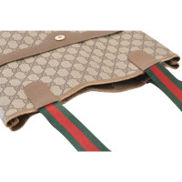 Gucci Tote bag in Tela in Marrone