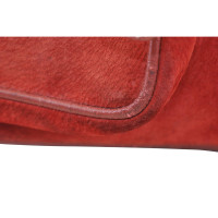 Gucci Rucksack aus Wildleder in Rot