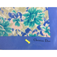 Christian Dior Sciarpa in Seta in Blu