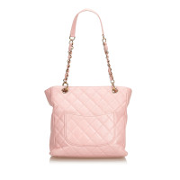 Chanel Tote Bag aus Leder in Rosa / Pink