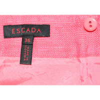 Escada Rock aus Leinen in Rosa / Pink